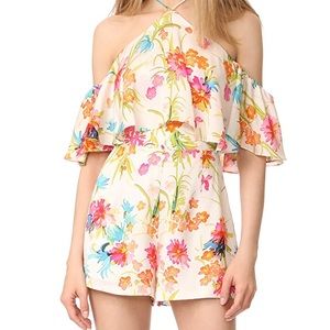 Never worn - Amanda Uprichard Flora Baja Romper